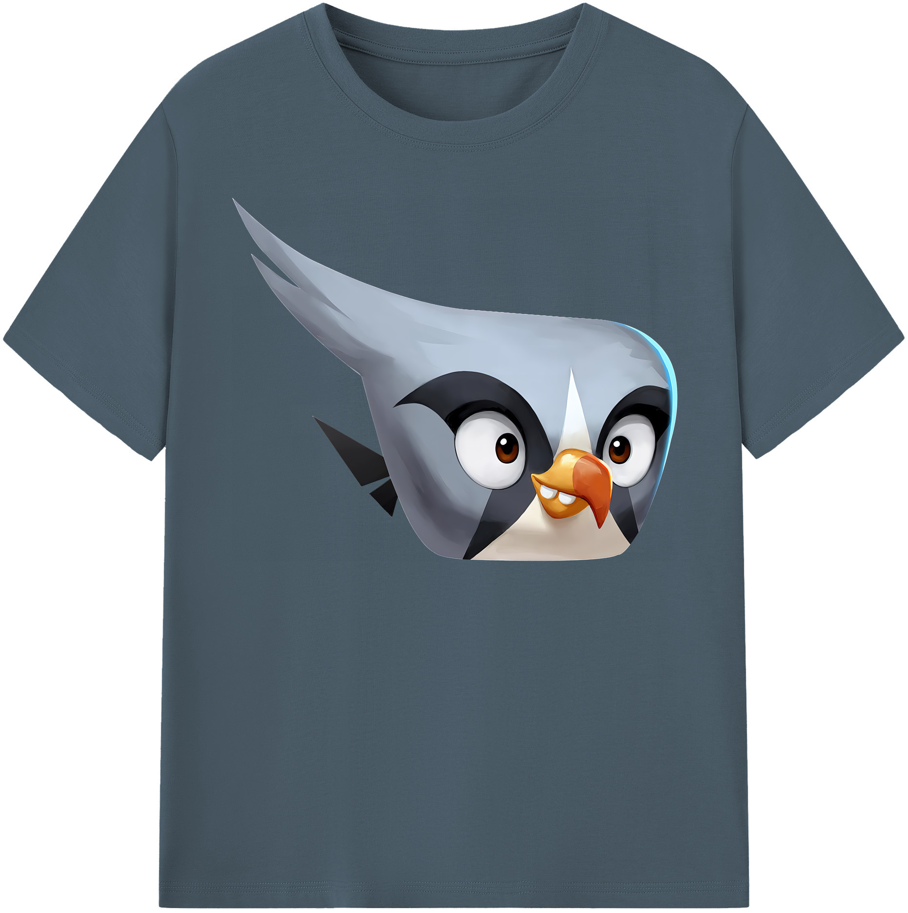（画像用） Angry Birds アングリーバード 綿100％半袖Tシャツ（フロントプリント）